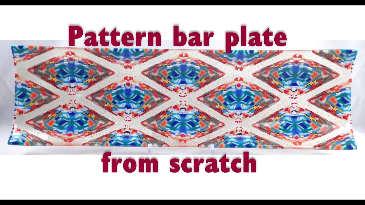 Pattern bar plate from scratch!