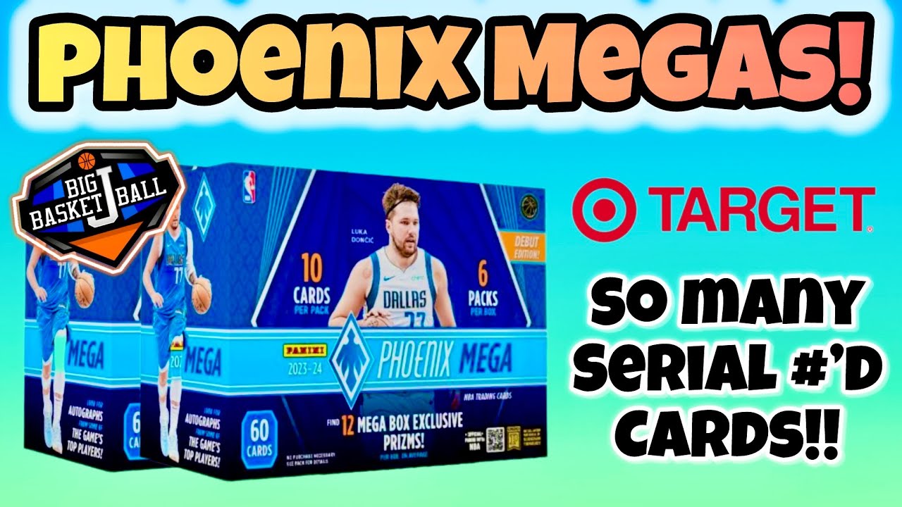 *FIRST LOOK!* 2023-24 Panini Phoenix Basketball Target Mega Box Break x2 🔥 So Many Numbered Cards!!
