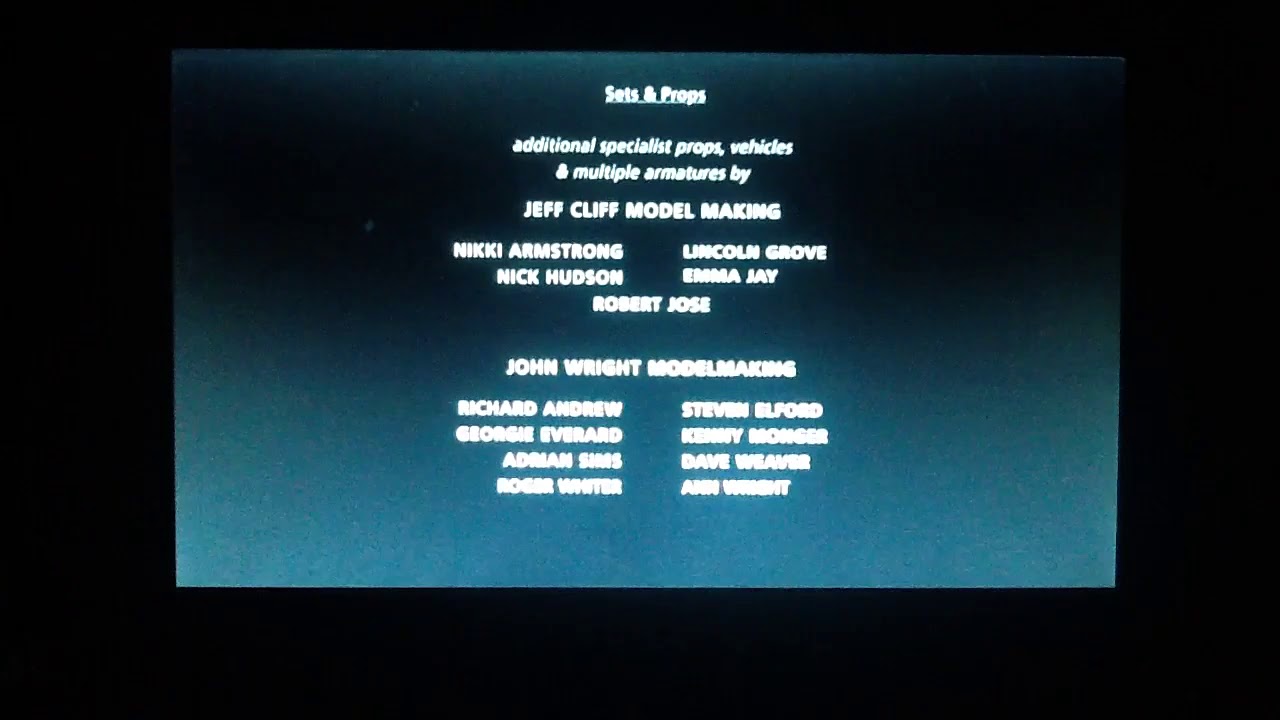 CHICKEN RUN(2000) END CREDITS.
