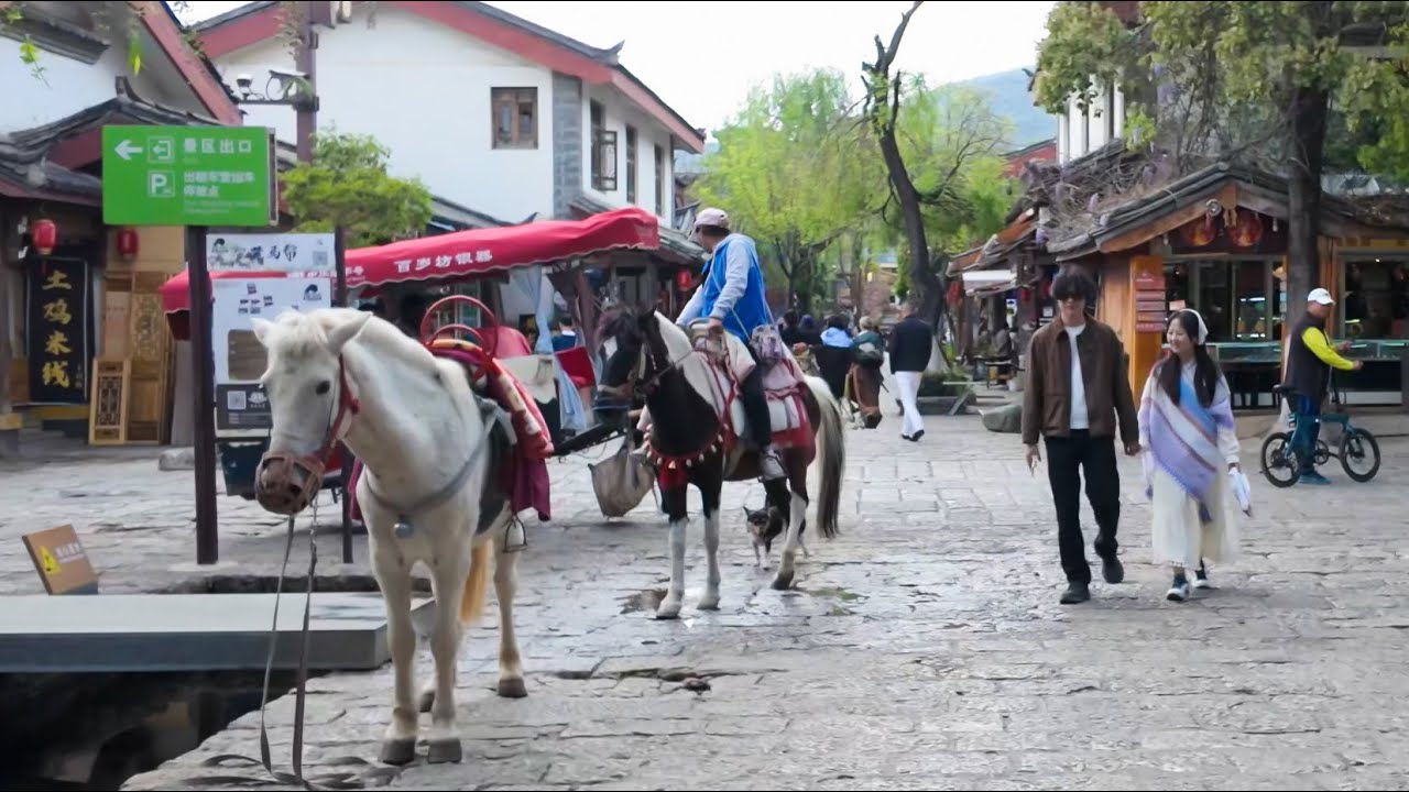 Walking Tour of LiJiang ShuHe Ancient Town, YunNan, China