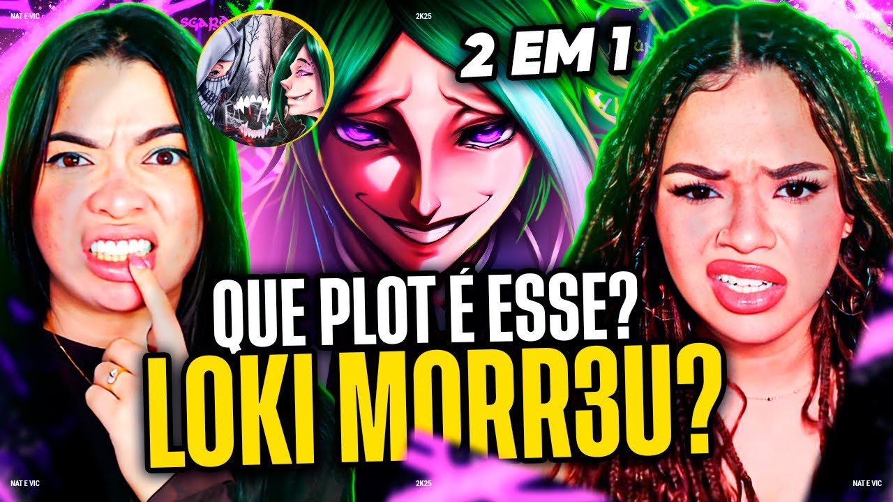 (2 em 1) Loki - Shuumatsu | Kaito: Assassino sem Rosto & WLO: Loki x Simo Häyhä | Vick e Nat [REACT]