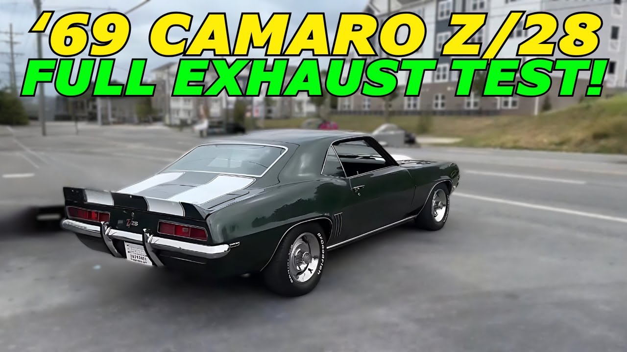 1969 Chevy Camaro Z/28 Exhaust Sound Comparison w/ Black Widow, Flowmaster & Flow Chaser!