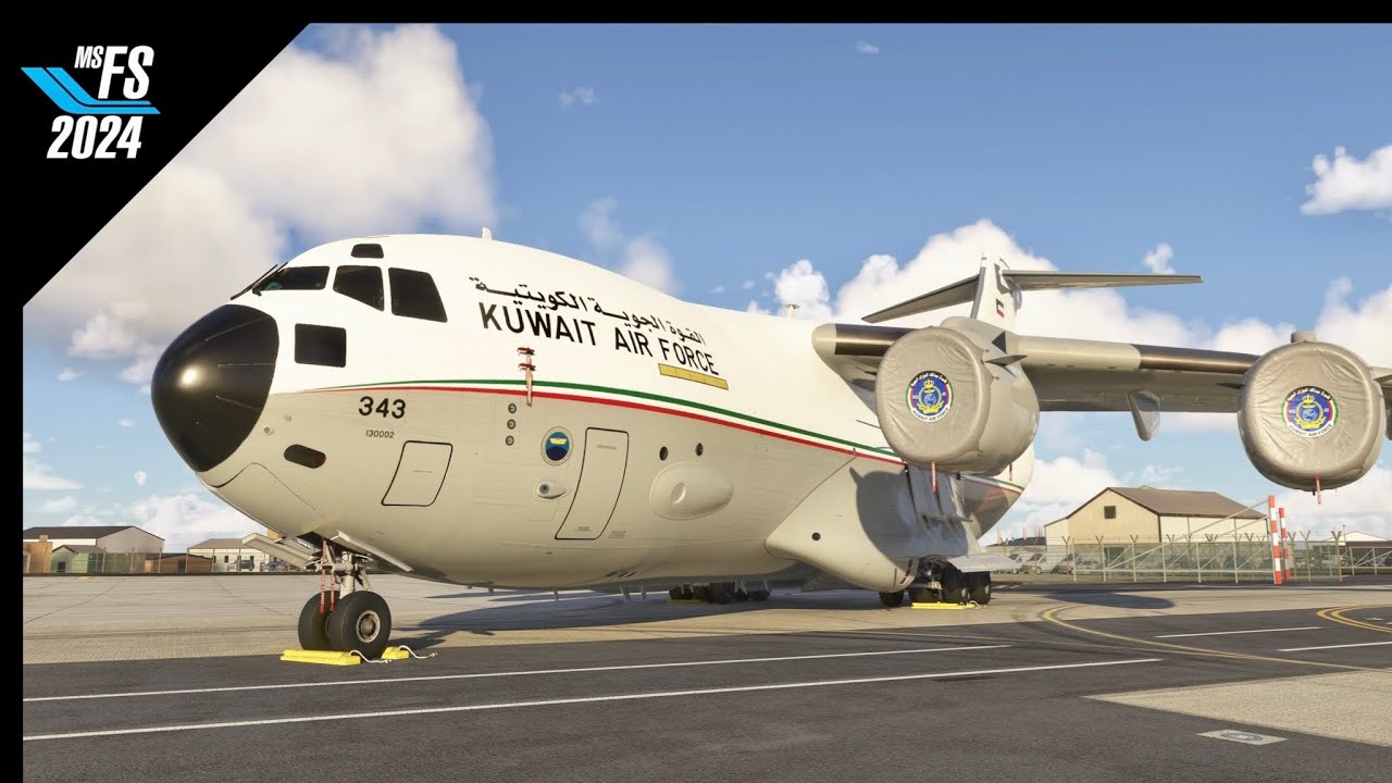 MSFS2024 Ultra | Boeing C-17 Globemaster | Chinook Fuselage Delivery From Lakenheath to Coningsby 
