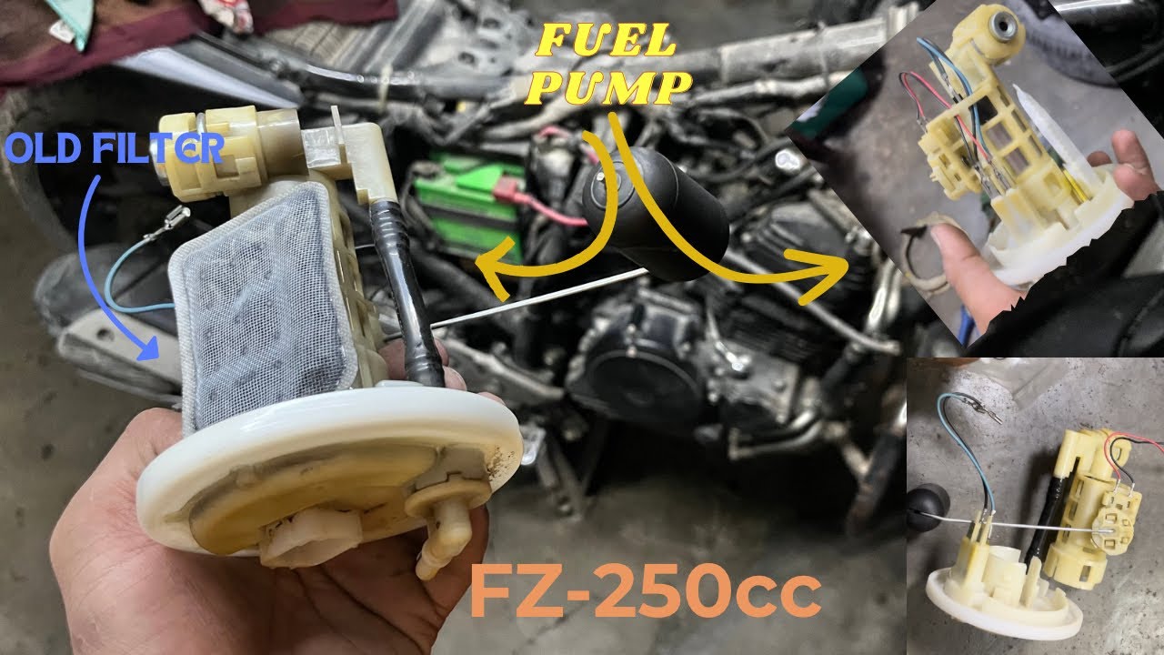 YAMAHA FZ-250 FUEL PUMP REPAIR. New Fuel Pump Motor Replace #yamaha #fz #fz250 #fuelpump #automobile