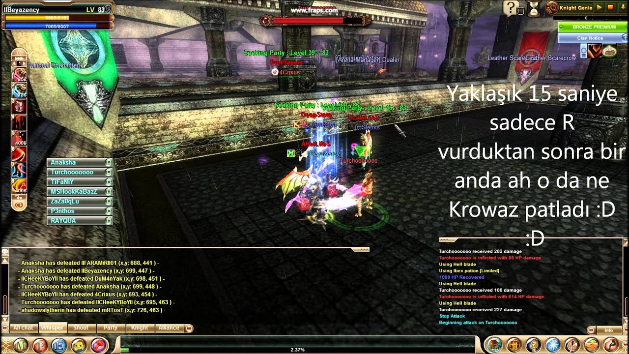 Knıght Online Ronark 2013 llBeyazency ve yeni adıyla llRau ws videoları. AfterLifes Clan.