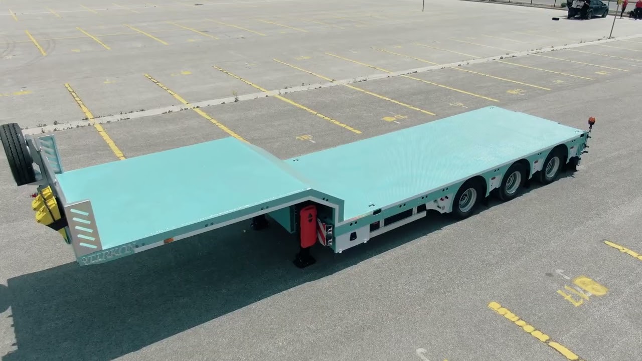 3-Axle Low Bed Semi Trailer