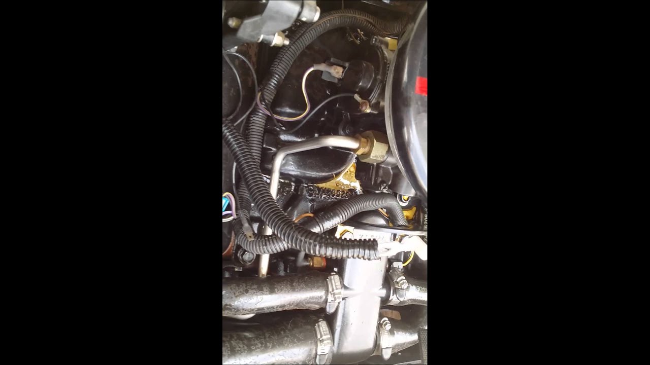 Mercruiser cracked block or head gasket repair.