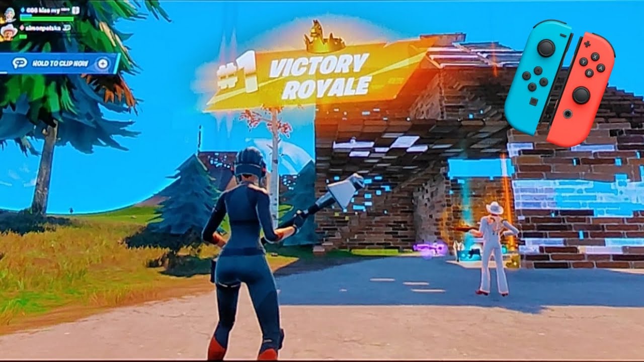 Fortnite reload Gameplay on Nintendo switch | ASMR