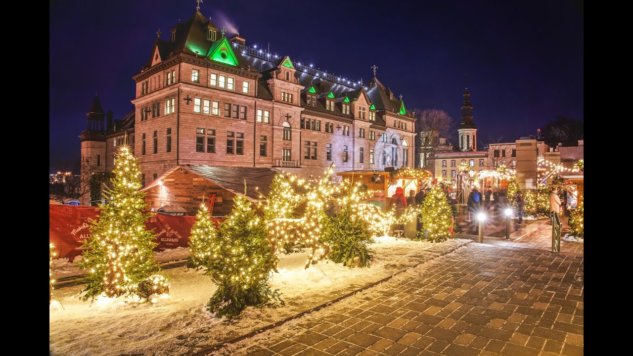 Québec City in Winter (The Québec City German Christmas Market)