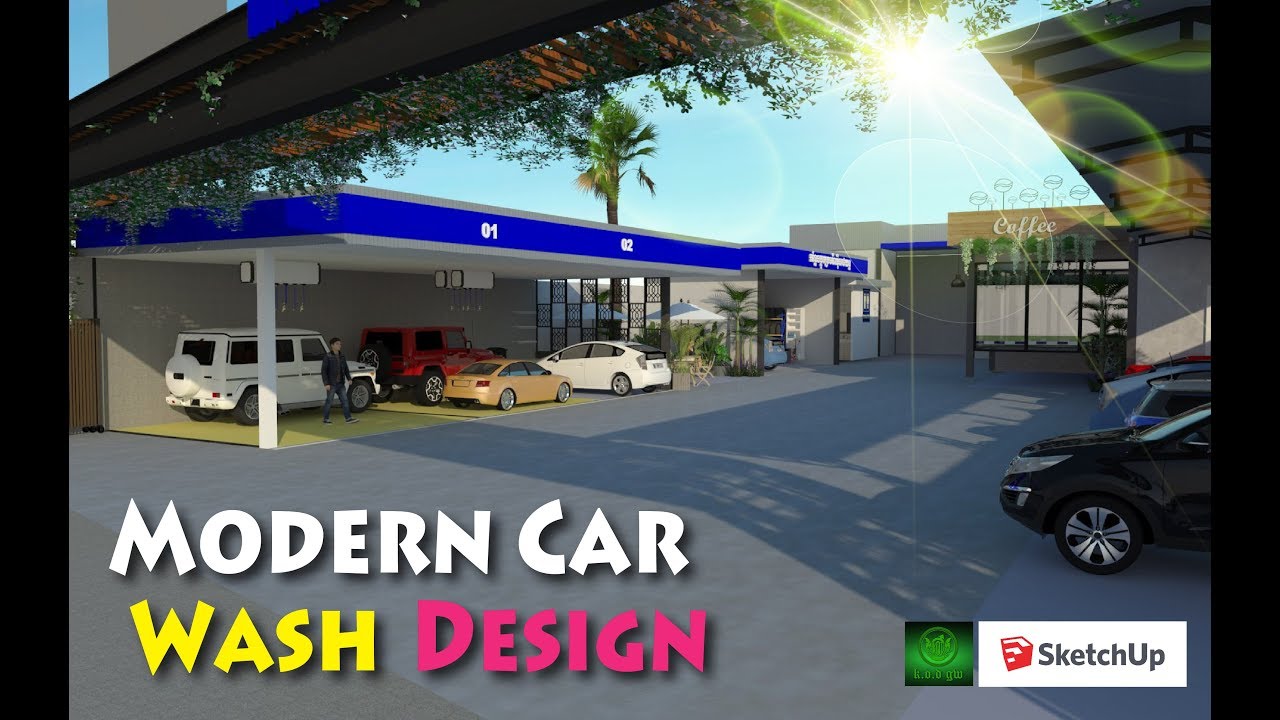 Modern Car wash design