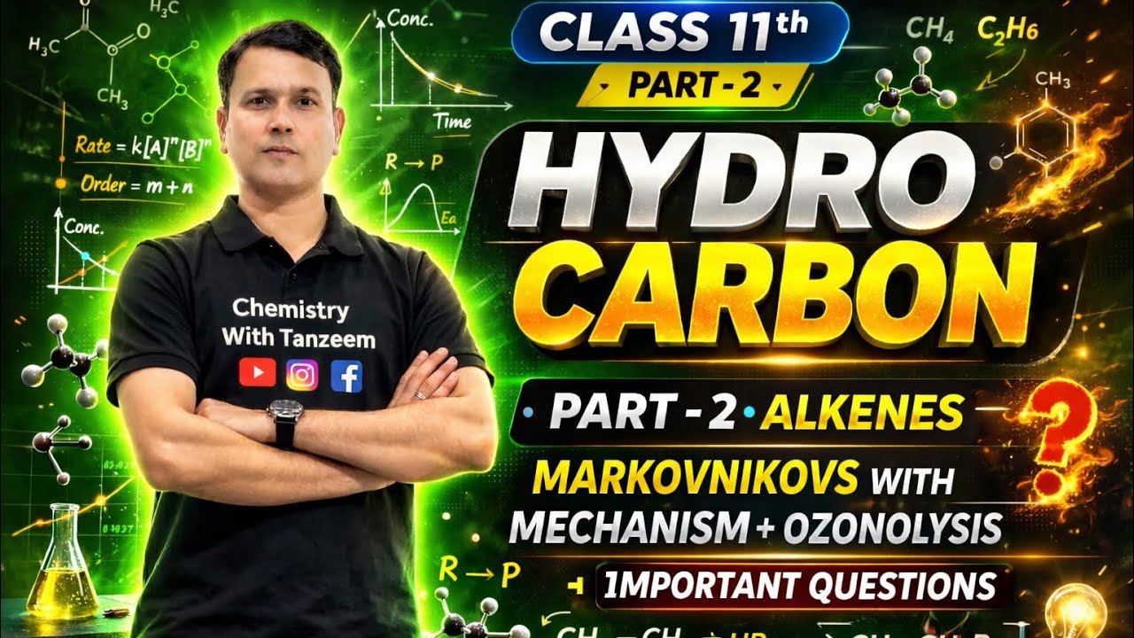 Hydrocarbon Part-2 Reaction of Alkenes #chemistry #neet 
