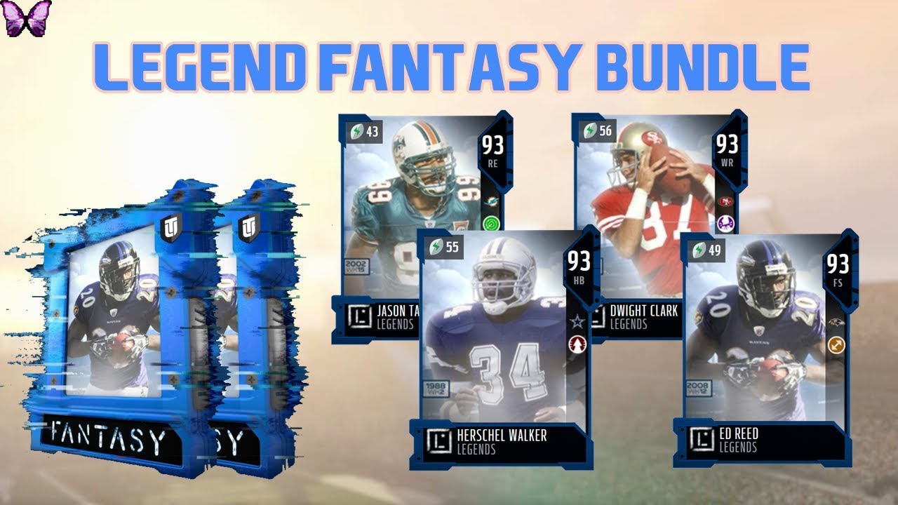 LEGEND FANTASY BUNDLE | 4 NEW LEGENDS | Madden 18 Ultimate Team☆