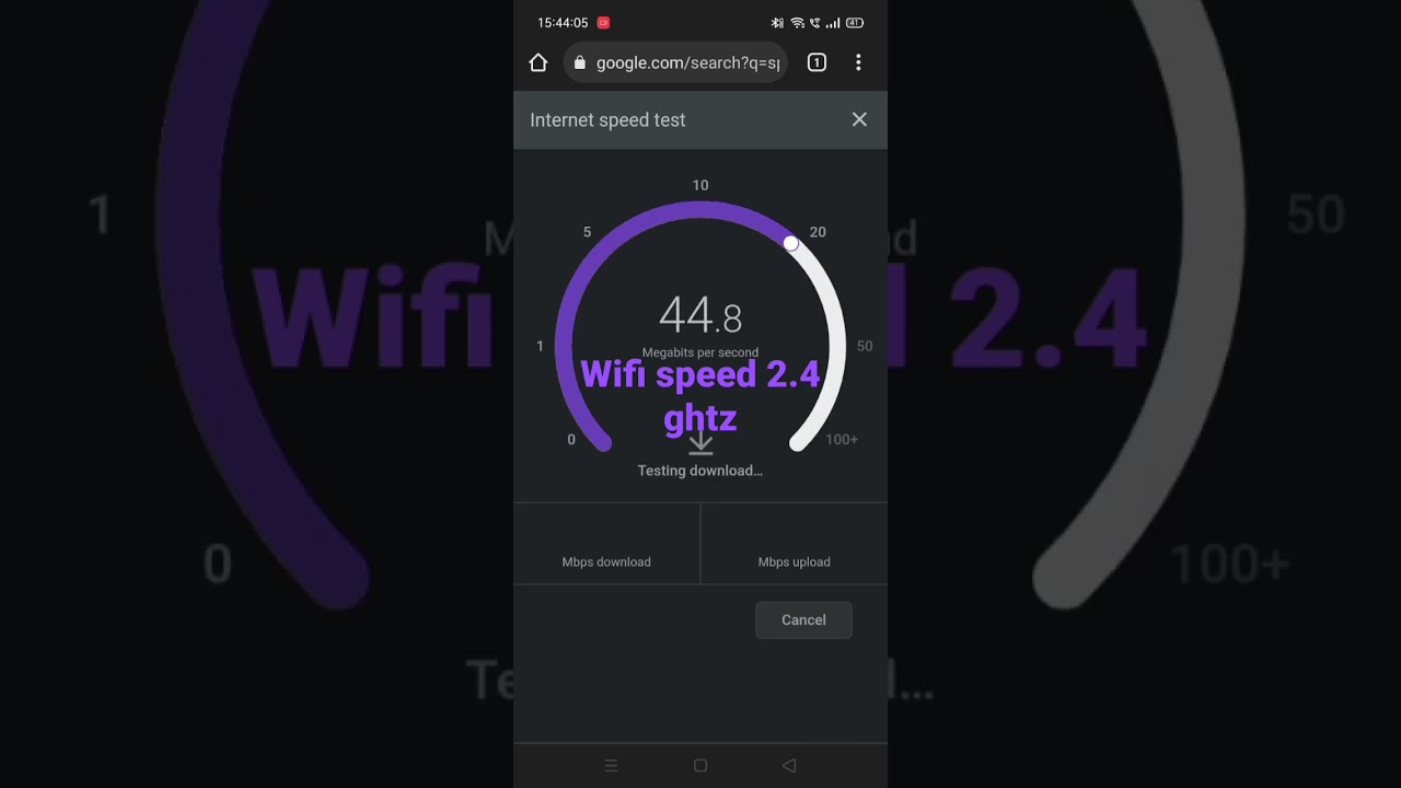 2.4 ghz wifi speed test.