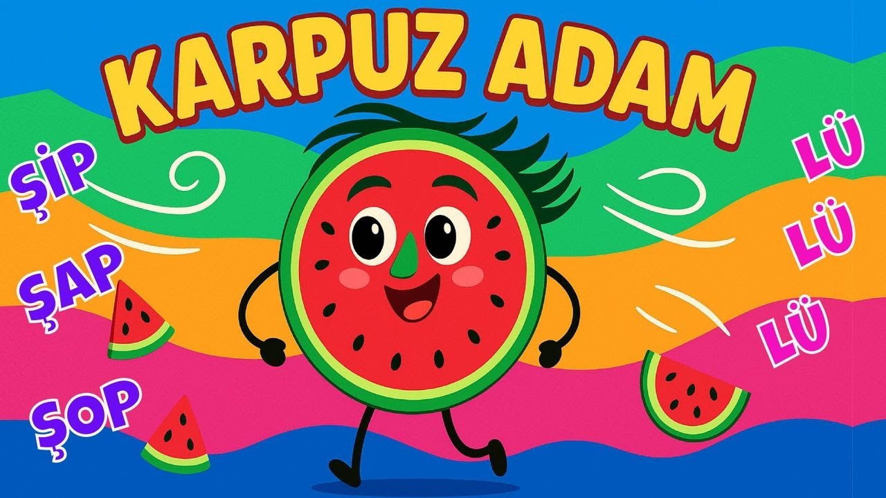Karpuz Adam Şip Şap Şop | Ali Babanın Çiftliği | Kedicim Mırnav Der | Bebek ve Çocuk Şarkıları