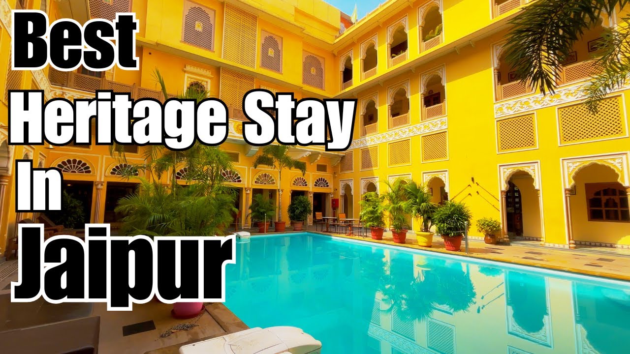 Hotel Tour - Nirbana Palace Best Heritage Stay in Jaipur with Pool, Duplex Room & Rooftop Café
