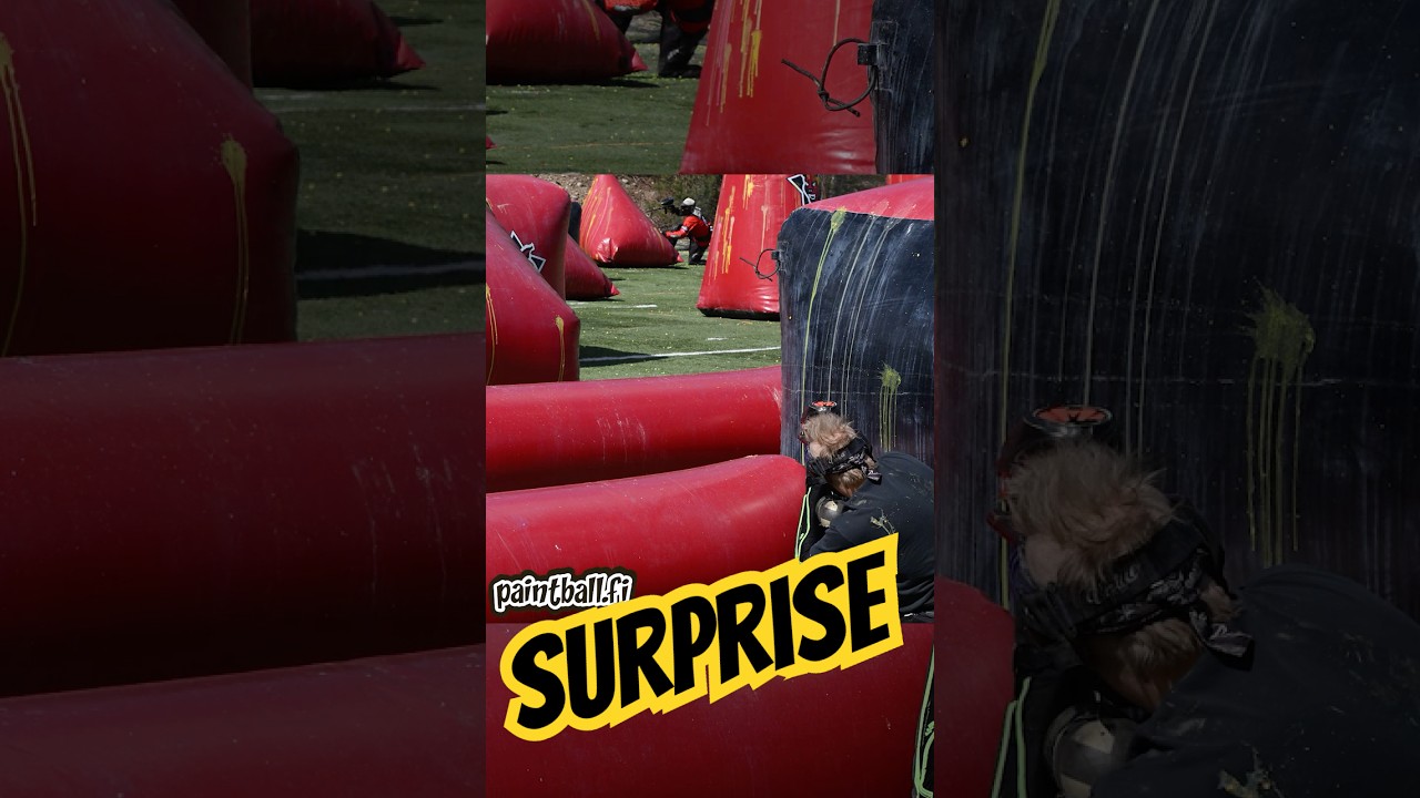 Center surprise #shorts #paintball #speedball #paintballing