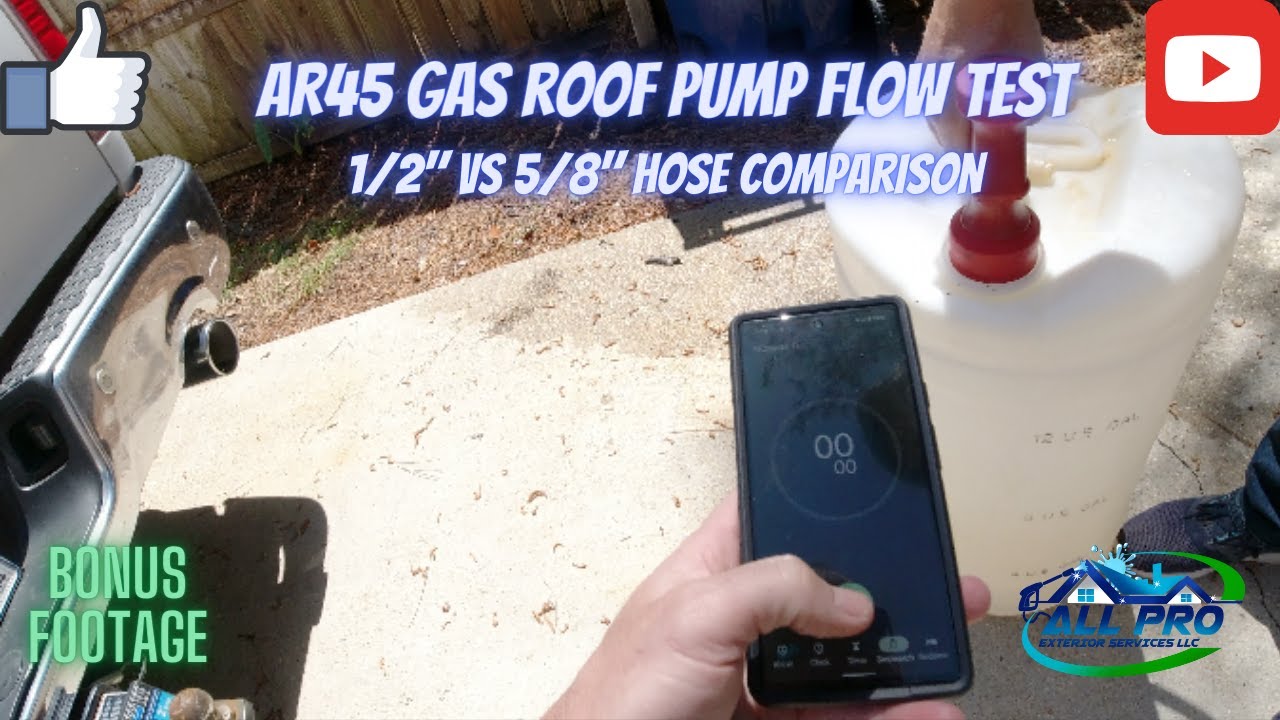 AR45 Gas Roof Pump Flow Test