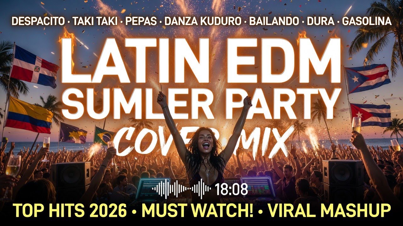 Fiesta Latina EDM x Reggaeton 2026 🔥 Top Hits Mashup – Despacito, Taki Taki, Pepas, Danza Kuduro