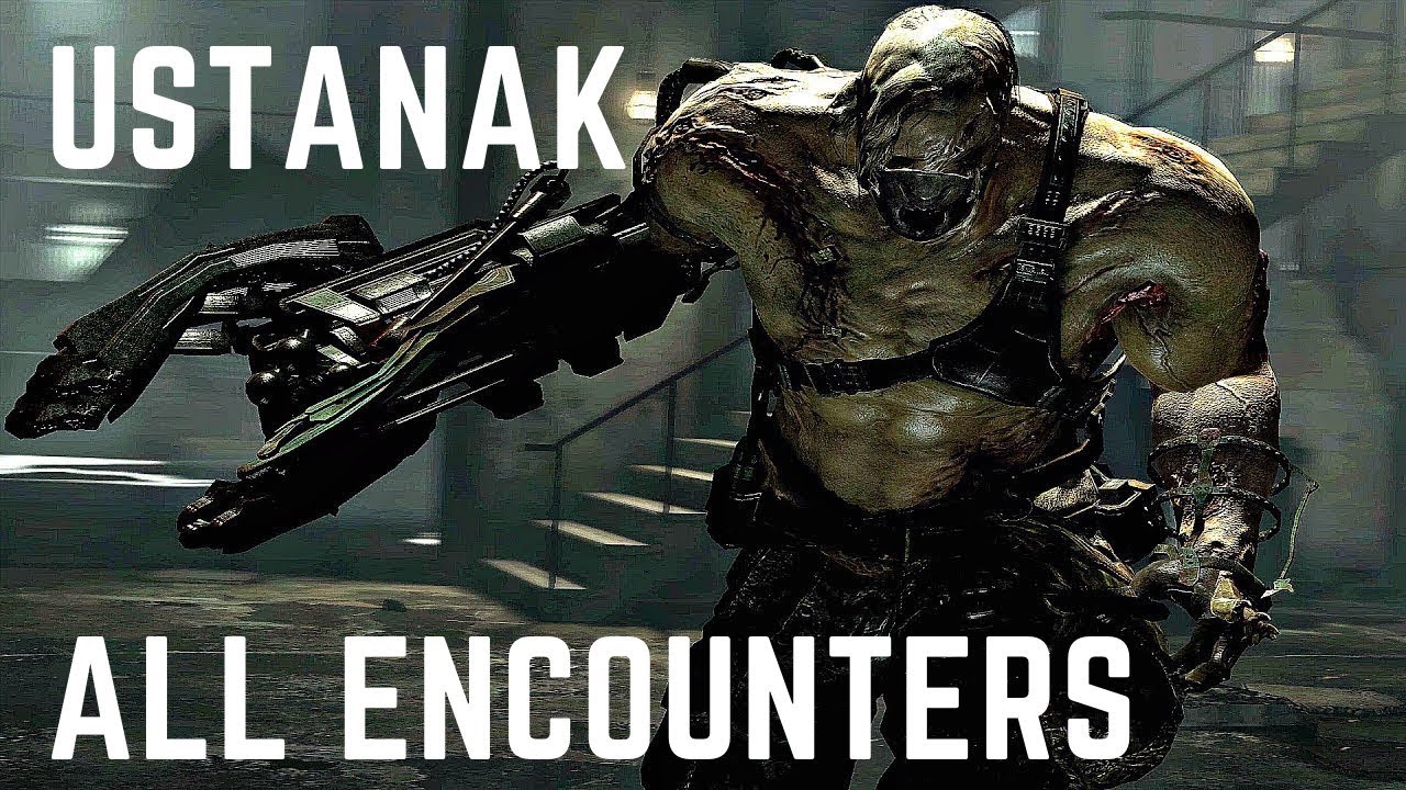 Resident Evil 6 Ustanak All Encounters + Boss Fights Gameplay