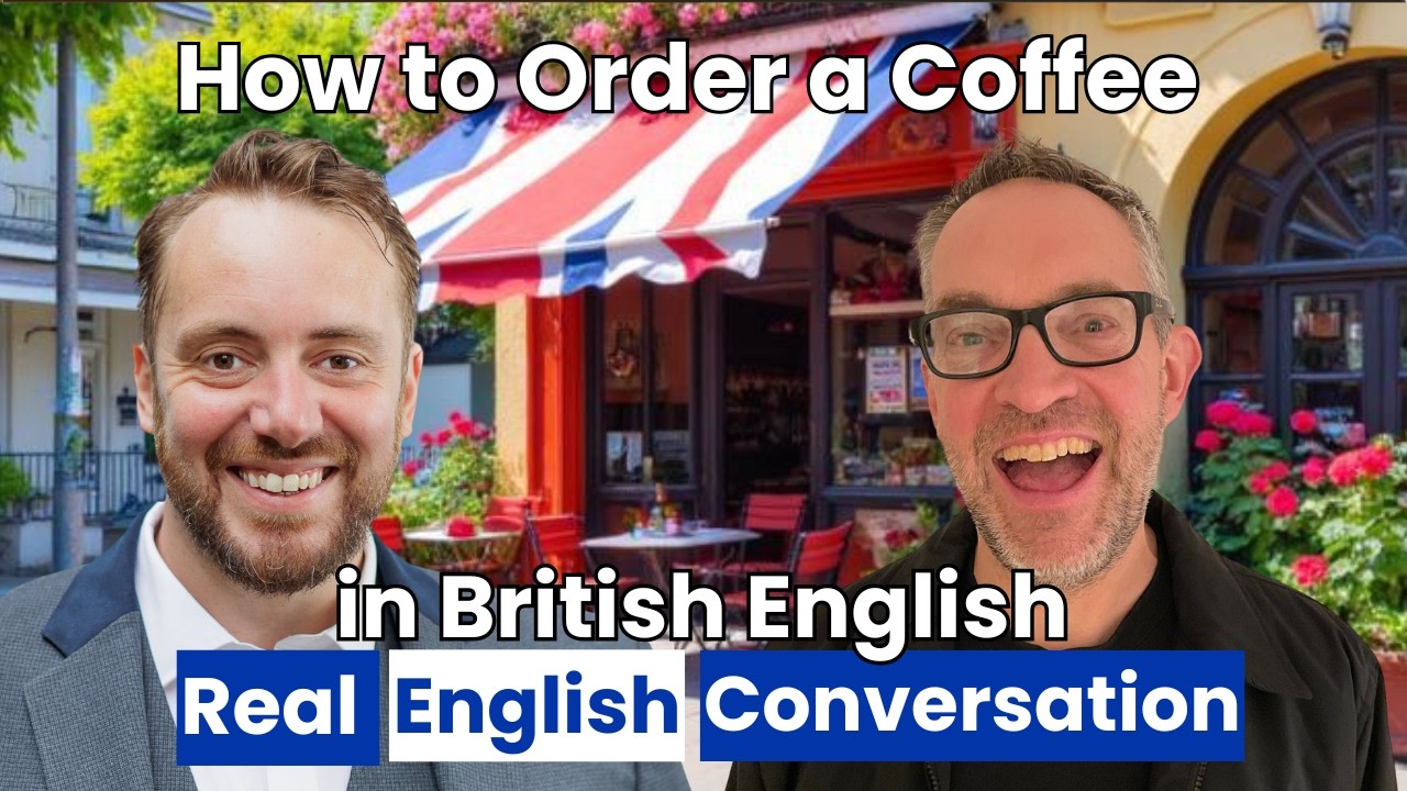 Ordering Coffee in the UK | Real British English Conversation