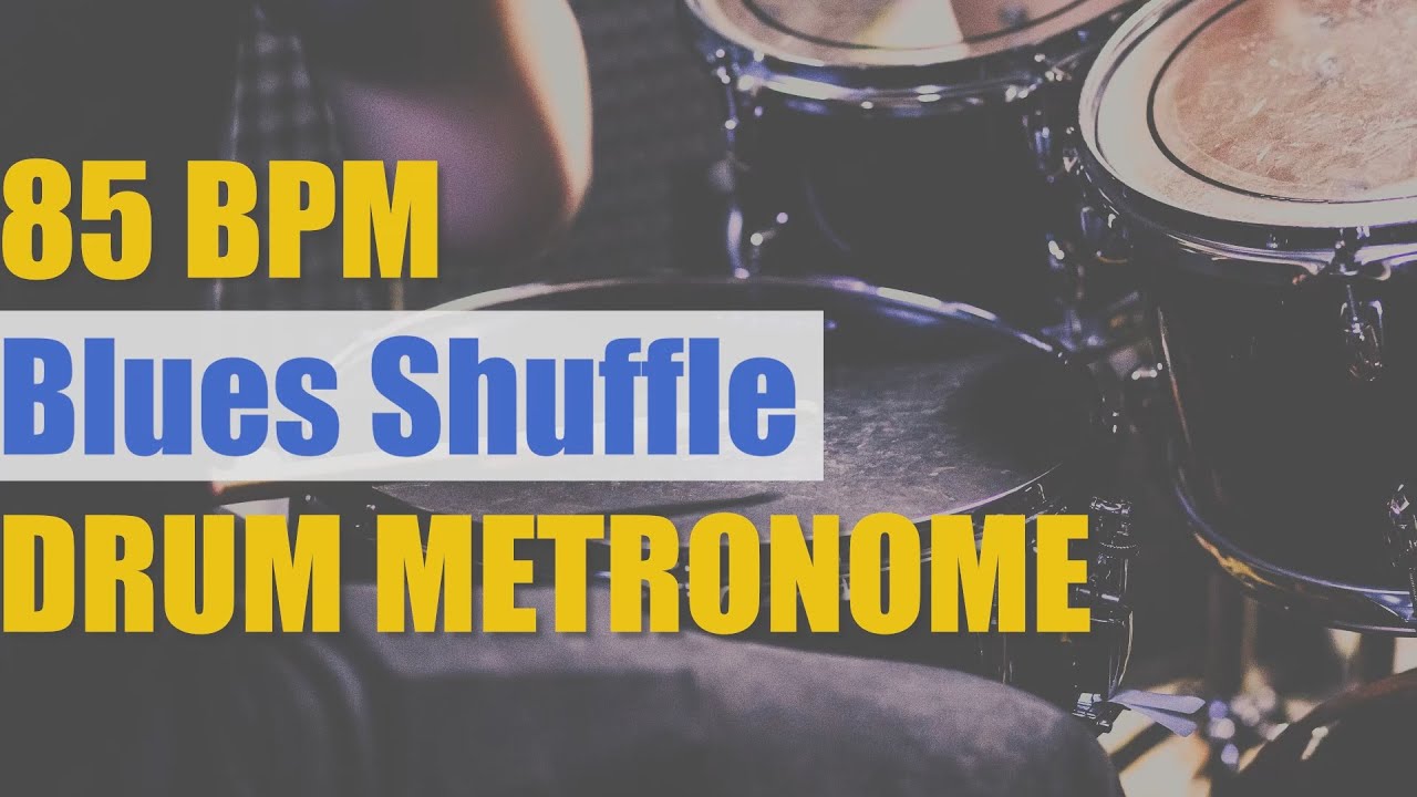 Blues Shuffle II - Drum Metronome Loop - 85 BPM