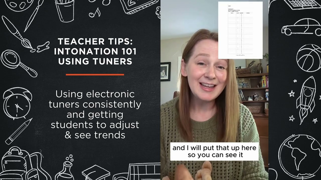 Sheet Music Direct Teacher Tips - Intonation 101: Using Tuners