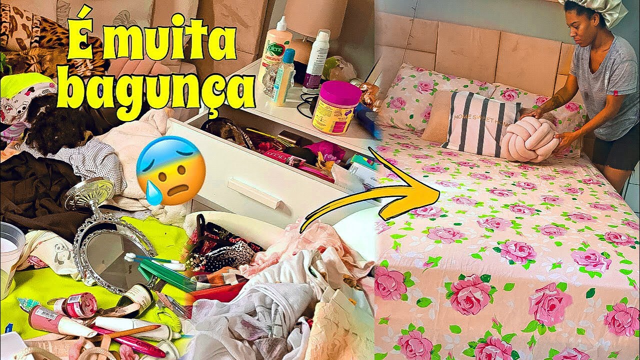 FAXINA PESADA NO MEU QUARTO 🤯 / faxinei meu quarto bagunçado