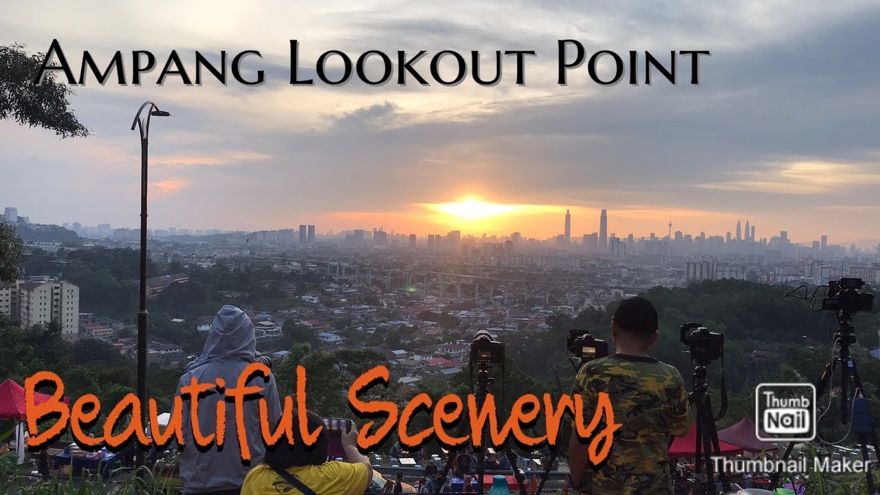 Sunset at Bukit Ampang Lookout Point #PemandanganyangindahKL