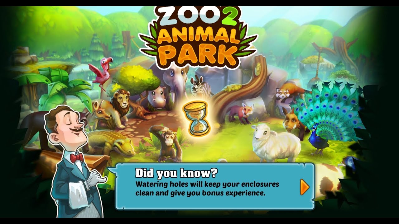 Zoo 2 Animal park gameplay - Club FAQ & meet Jenkins, the clubhouse manager