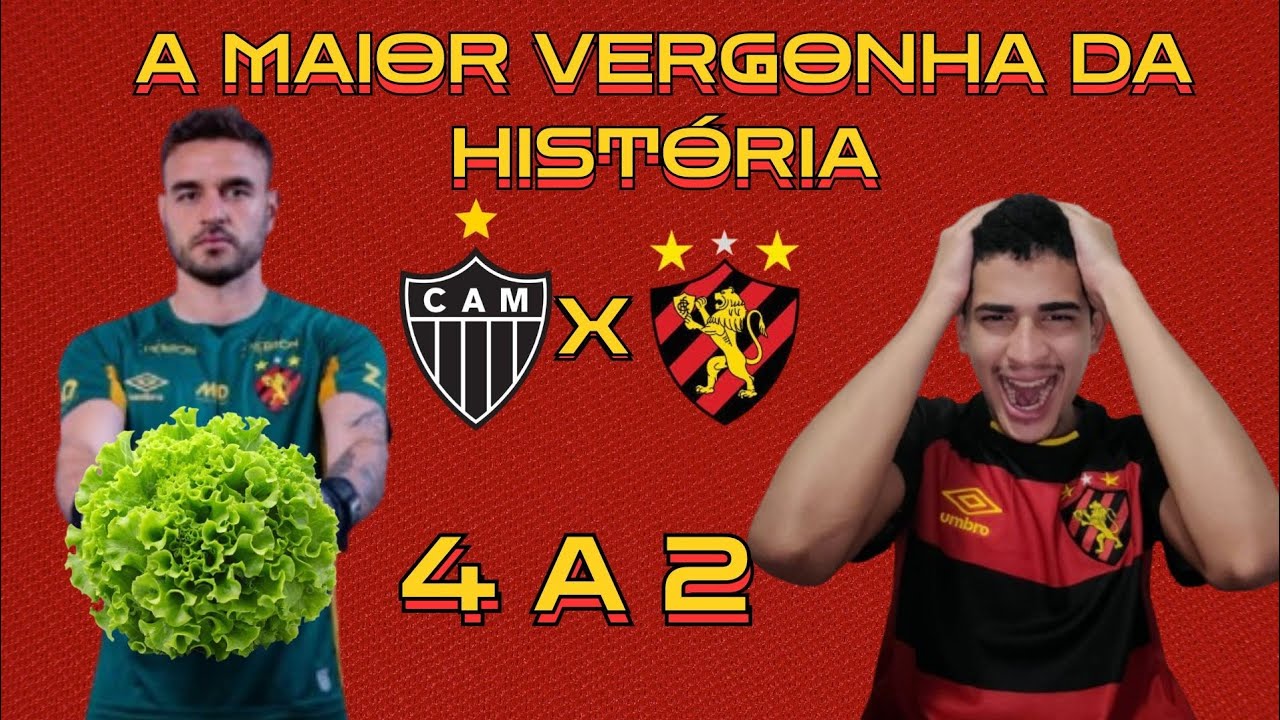 SPORT 2x4 ATLÉTICO-MG: A MAIOR VERGONHA DA HISTÓRIA! 😡🦁 | JA EM CAMPO