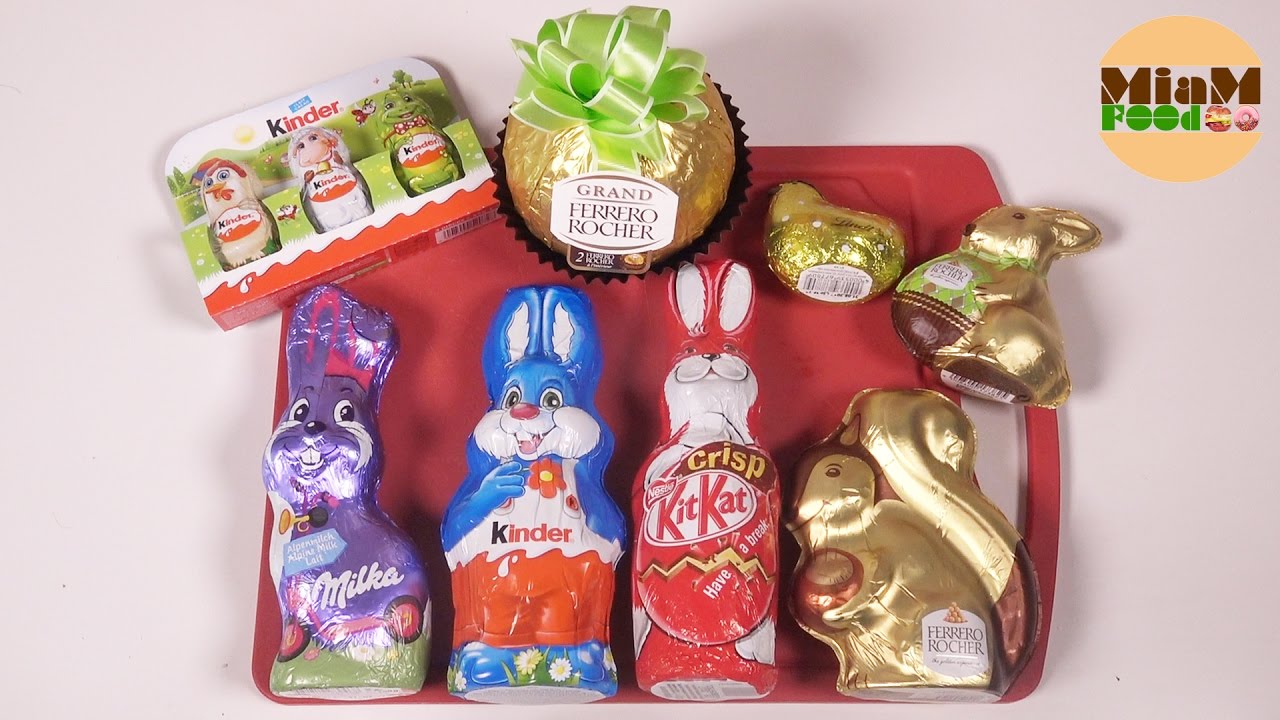 [CHOCOLAT] Chocolats de Pâques Ferrero Rocher XXL, Kinder... - Studio Bubble Tea Food easter eggs