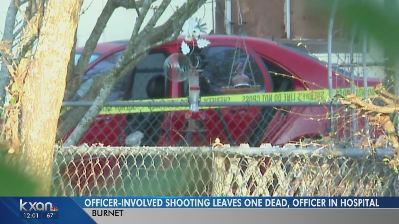 Burnet man shot and killed after driving over officer's foot
