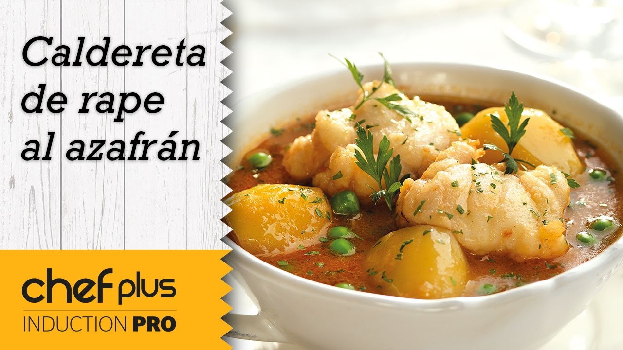 Caldereta de Rape al azafrán | Recetas robot cocina Chef Plus Induction Pro