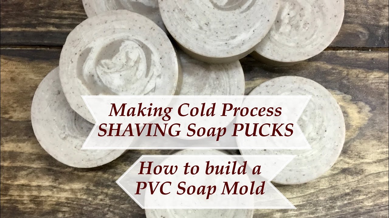 Making Bourbon Street SHAVING Soap, how make a PVC pipe Mold & soap dough | Ellen Ruth Soap