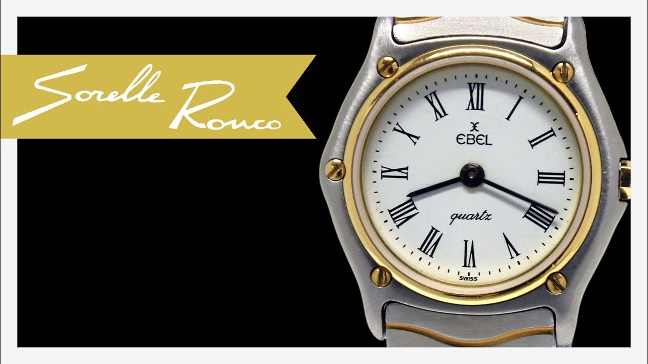 EBEL Classic Wave Acciaio Oro 26mm Quartz