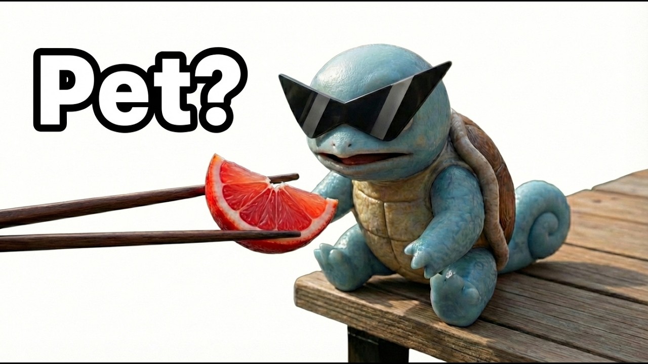 I Simulated Squirtle In Real Life | I got pet Pokemon part 1