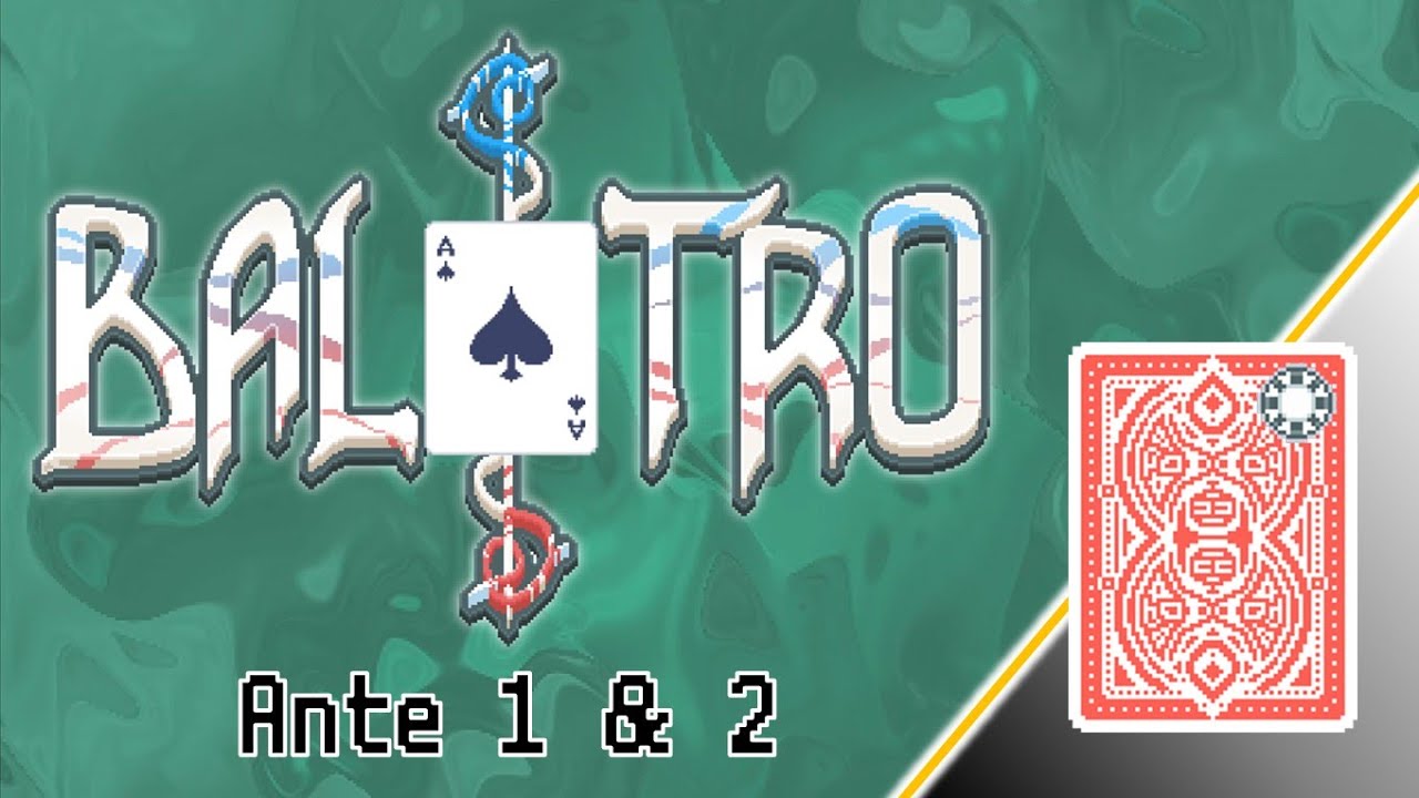 Balatro - Red Deck, White Stake, Ante 1 & 2