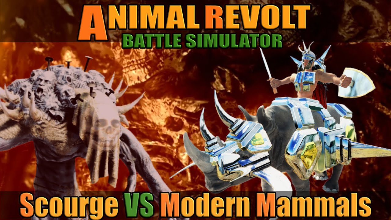 Scourge vs Modern Mammals - Animal Revolt Battle Simulator