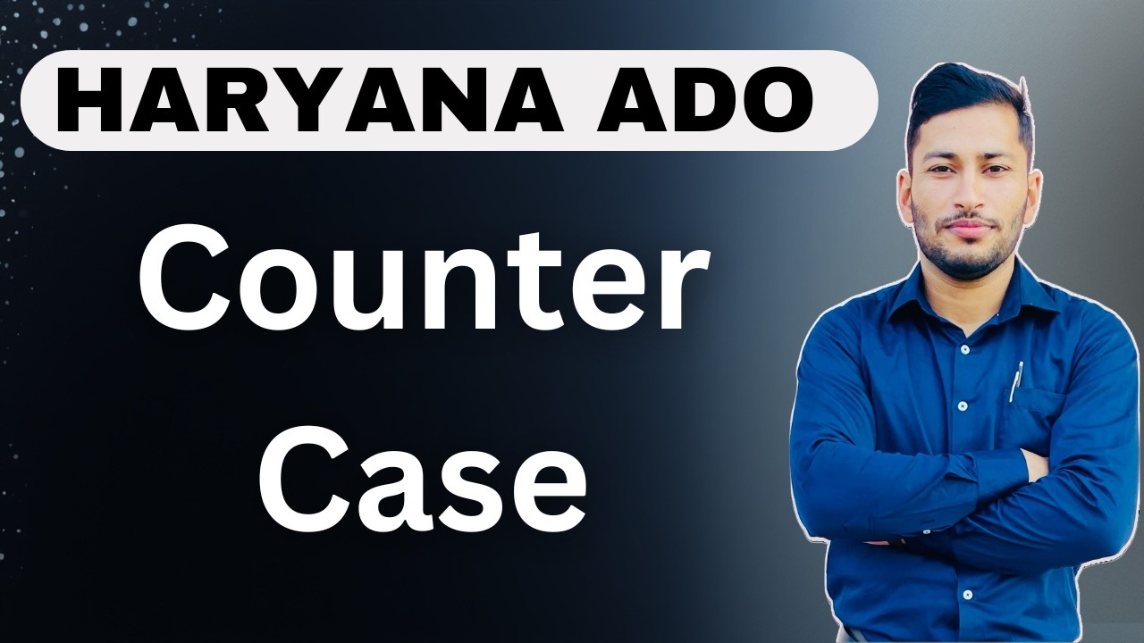 Haryana ADO counter case| Naren Sheoran