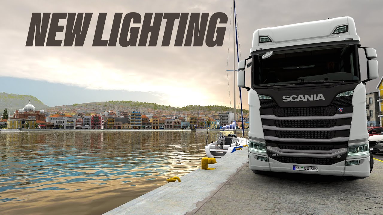 New Lighting For ETS2/ATS 1.54 and 1.53