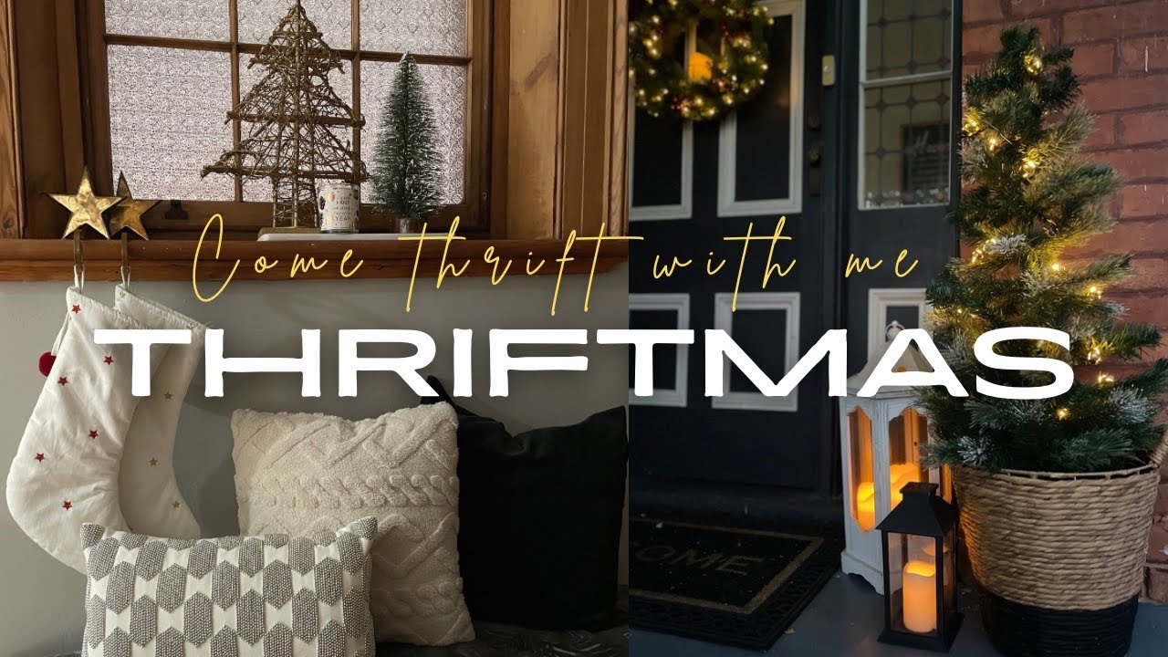 THRIFTMAS🎄| Come thrift with me for Budget-Friendly Christmas decor + Haul