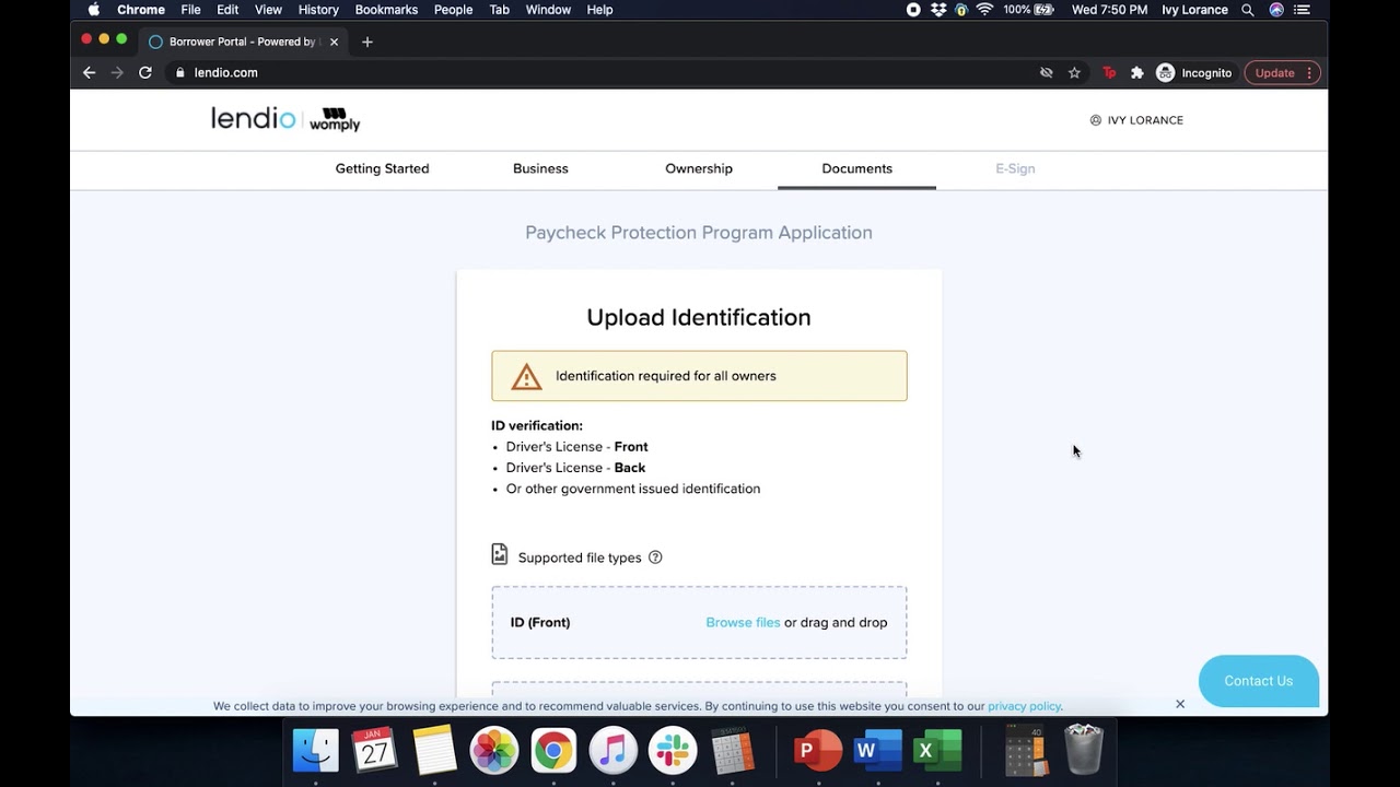 Womply/Lendio Second Draw PPP Application Walkthrough for Non-Employers