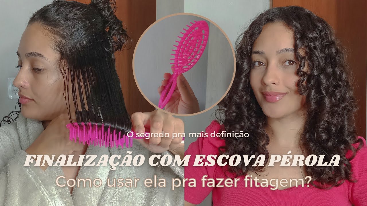 Escova pérola para fazer fitagem é boa? | Testei ela na minha finalização