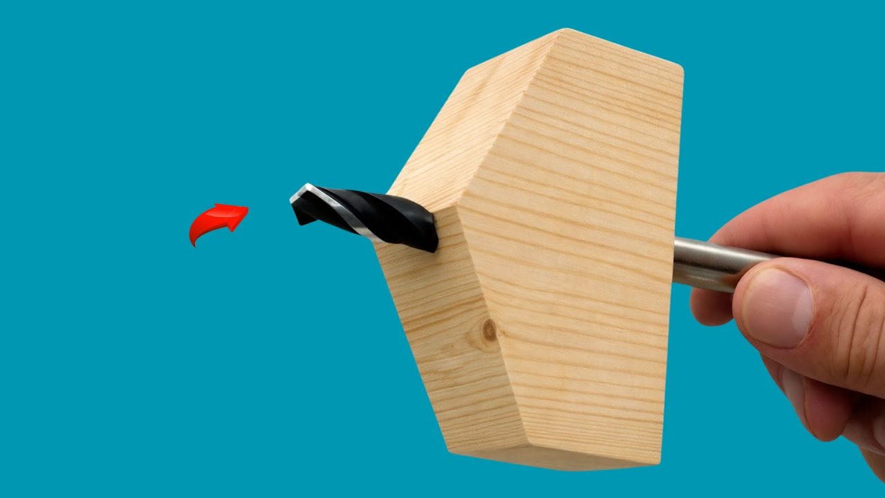 The quickest and most efficient way to sharpen a drill bit in just 2 minutes.DIY ideas