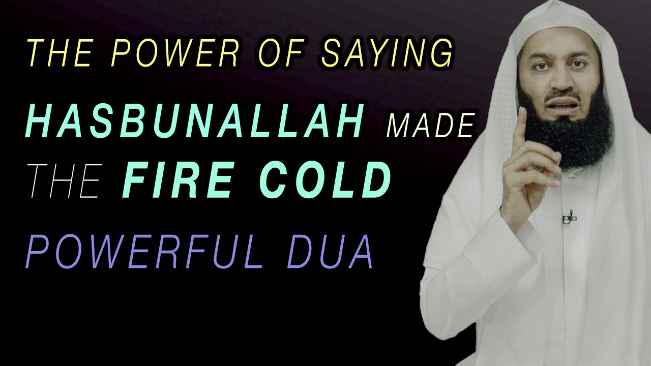 Say Hasbunallahu Wa Ni'mal Wakeel!! Powerful DUA - Mufti Menk