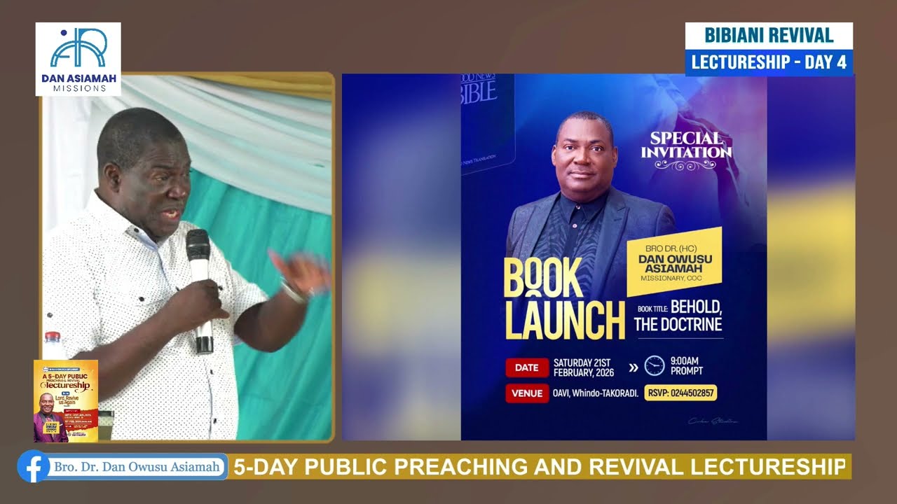 Bibiani Area Churches of Christ Public Preaching & Revival Lectureships - Day 4 Part 1 (31/01/26)