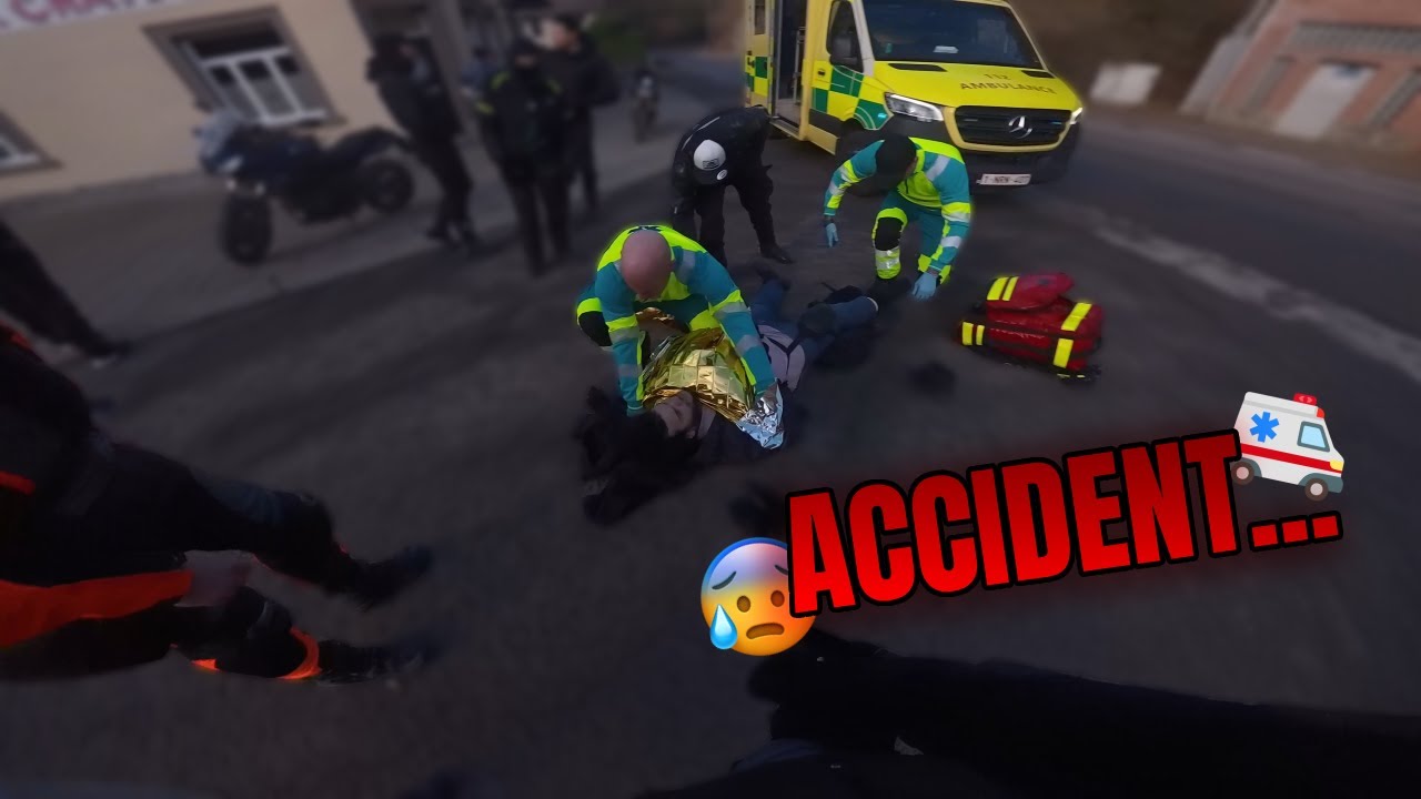 UNE BALADE MOTO QUI TOURNE MAL ! 😰​🚑