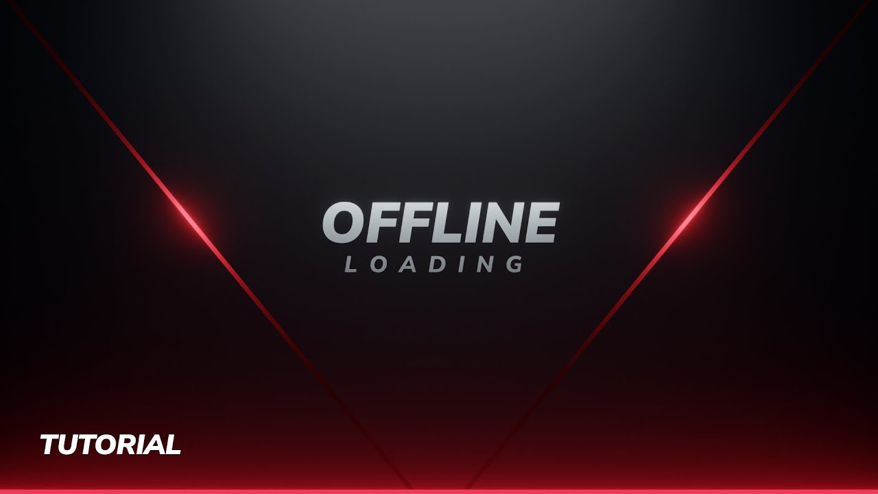 Motion Graphic OFFLINE Screen Streaming Breakdown - Blender Tutorial