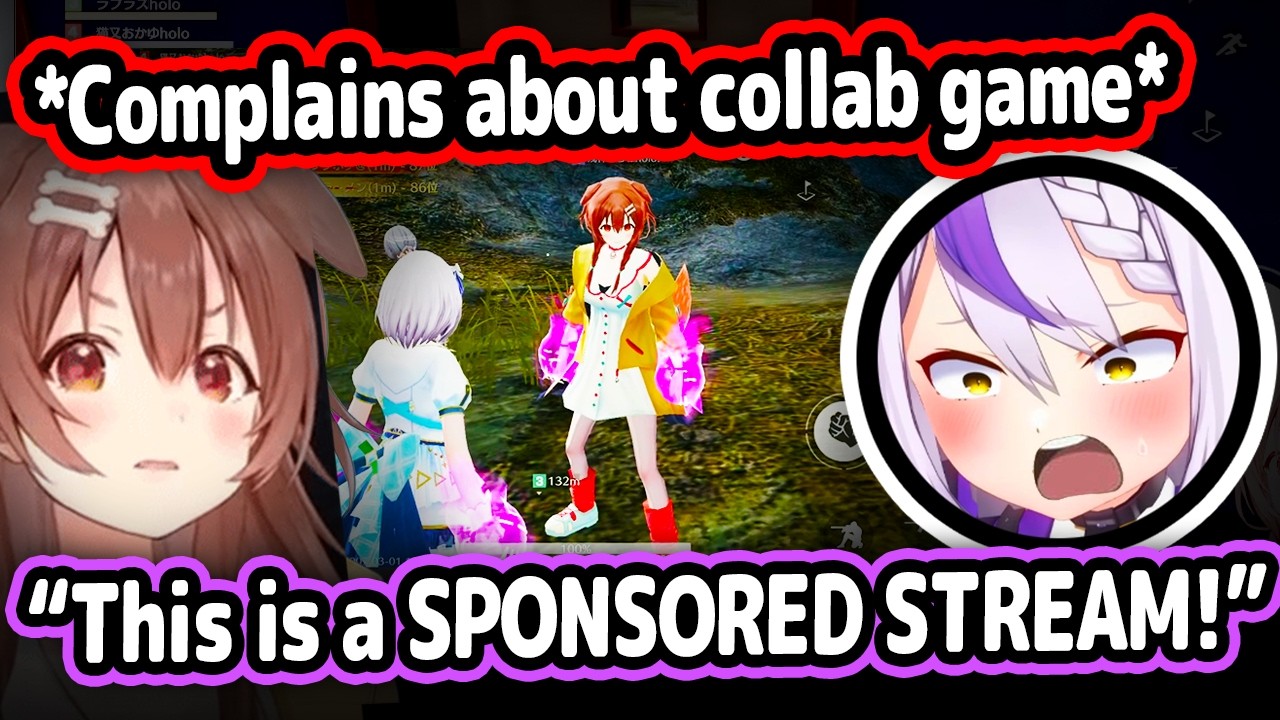 Korone Forgot This Was a Sponsored Stream and Everyone's Reaction Is Too Funny【Hololive】