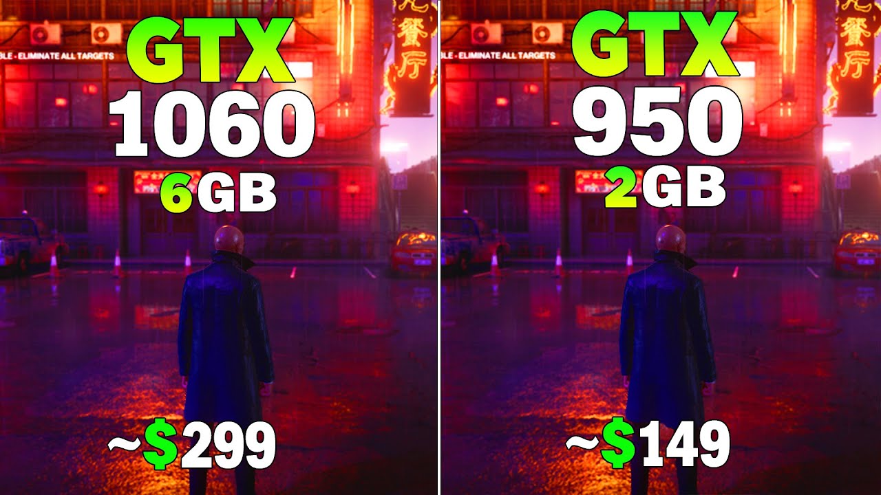 GTX 1060 vs GTX 950 - Test in 8 Games